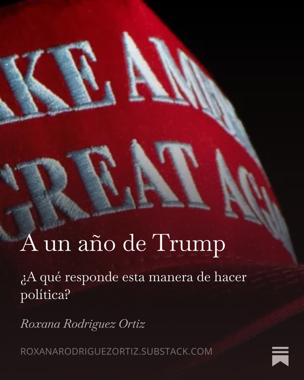 A un año de Trump