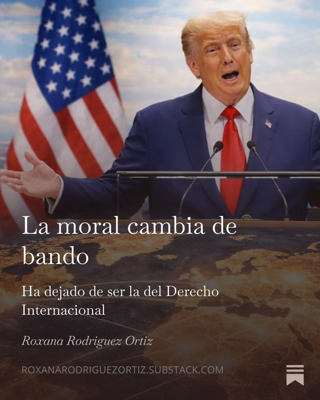 La moral cambia de bando, ya no es la del Derecho Internacional